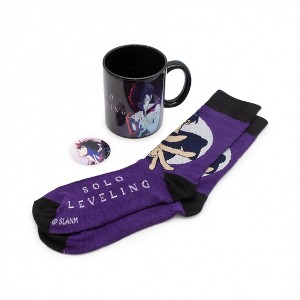 Adult Solo Leveling Mug Sock and Sticker Gift Set - 1 of 4
