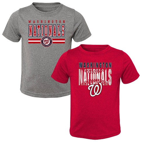 Mlb Washington Nationals Toddler Boys' 2pk T-shirt - 4t : Target