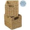 The Lakeside Collection Set of 2 Seagrass Storage Baskets - 4 of 4
