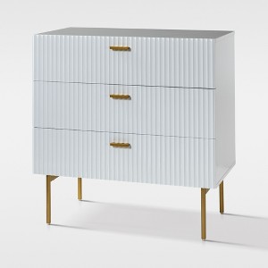 Brian 32'' Tall  3 Drawer   Bachelors Chest with storage for bedroom |  ARTFUL LIVING DESIGN - 1 of 4