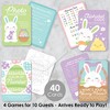 Big Dot of Happiness Spring Easter Bunny - 4 Happy Easter Party Games - 10 Cards Each - Gamerific Bundle - 2 of 4