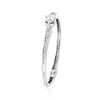 Ross-Simons 0.25 ct. t.w. White and Black Diamond Panther Bangle Bracelet in Sterling Silver - 3 of 4