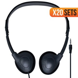 Digital Energy® OH54 On-Ear Headphones, Black - 1 of 4