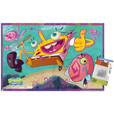 Trends International Nickelodeon Spongebob 25th - Thumbs Up Unframed Wall Poster Prints
