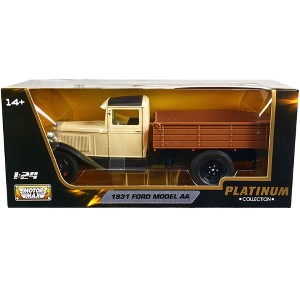 1931 Ford Model AA Pickup Truck Cream and Black "Platinum Collection" Series 1/24 Diecast Model Car by Motormax - 1 of 3