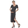 Maternity V-neck Maxi Dress - 2 of 4