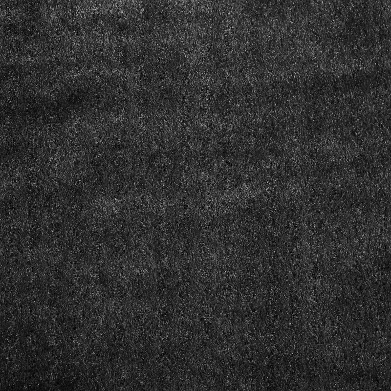 Solid Faux Fur 100% Polyester Duvet Set Black - Betseyville, 5 of 16