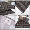 PiccoCasa Geometric Modern Pattern Soft Lightweight Comforter Sets 3 Pcs - 4 of 4