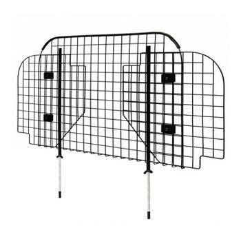 Little Giant Pet Lodge 2 Way Adjustable Heavy-Duty Wire Mesh Auto Dog & Cat Vehicle Barrier Gate for Cars, SUVs, Minivans, and More, Black