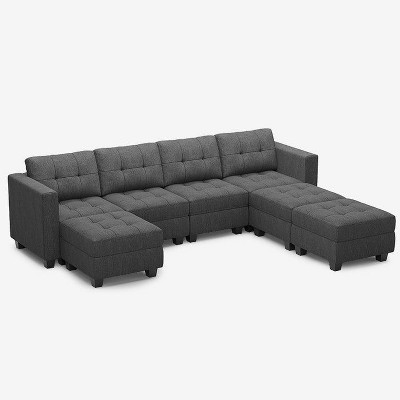 Belffin Modular Weave Sofa with Storage Seat (7 Seats + 6 Sides)
