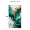 2-Year Monthly Pocket Planner, 3.5"x6.5", 2026-2027: Weekly Organizer (Teal Gold Marble) - 4 of 4