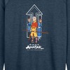 Women's - Avatar: The Last Airbender - Trio Lightweight French Terry Wide Neck Long Sleeve Graphic Shirt - 2 of 4