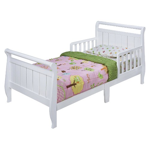 Sleigh Toddler Bed White - Delta Children