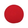 Unique Bargains Trivet Round Rope Woven Mat Cotton Non-woven Fabric 7.87"x7.87"x0.31" - 3 of 3