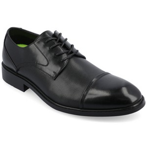 Vance Co. Mens Chandler Tru Comfort Foam Cap Toe Lace-up Dress Shoe - 1 of 4