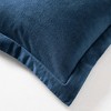 Flannel Cotton Modern Solid Fuzzy Duvet Cover Set With Pillow Shams by Blue Nile Mills - 3 of 4