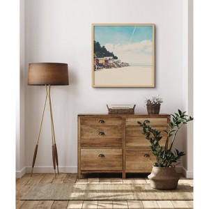 Kate & Laurel All Things Decor 24" x 24" Blake Small Spaces by Laura Evans Framed Printed Acrylic Natural : Modern Nautical Wall Decor - 1 of 4