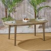Stamford Oval Acacia Wood Dining Table - Gray - Christopher Knight Home - 2 of 4