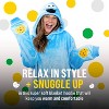 Plushible Sesame Street Cookie Monster Adult Snugible Blanket Hoodie & Pillow - 4 of 4