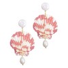 Adornia Pink Shell and Shell Pearl 3-Drop Earrings - 4 of 4