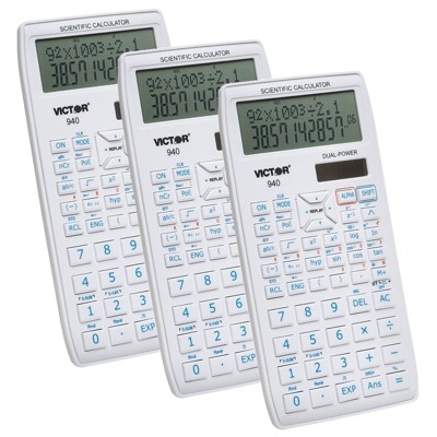 Victor SCI CALC 2 LNE DISPLY PK3 VCT940-3