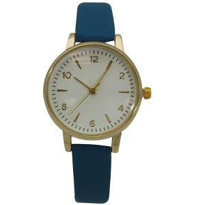 OLIVIA PRATT SMALL FACE AND GOLD DETAIL LEATHER STRAP WATCH - 1 of 4