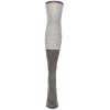 Memoi Women's Two Tone Ribbed Wool Over The Knee Socks Black One Size - 2 of 4