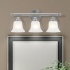 Livex Lighting Neptune 3 - Light Vanity in  Brushed Nickel - 3 of 4