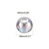 Unique Bargains Acrylic Lightweight Smooth Colorful Loose Round Beads 400 Pcs - 2 of 4