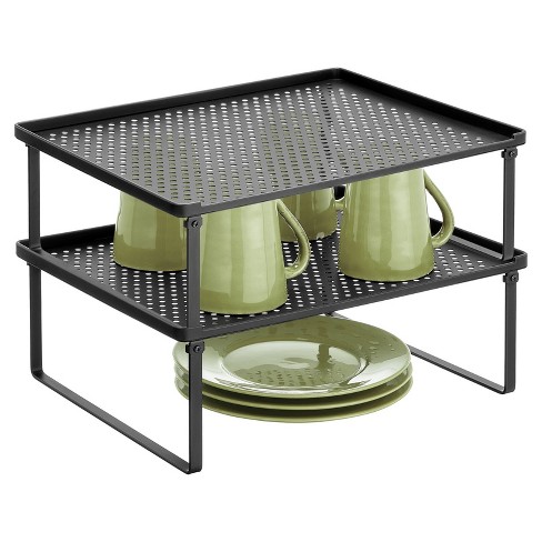 Mdesign Metal Kitchen Sink Dish Drying Rack / Mat, Grid Design : Target