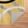 World Rug Gallery Contemporary Abstract Circles Design Area Rug - 3 of 4