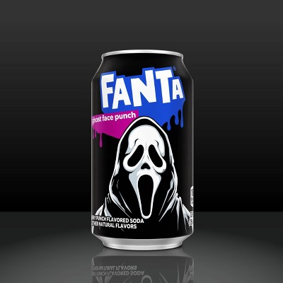 Fanta Ghost Face Dark Berry Punch Soda - 12pk/12 fl oz Cans