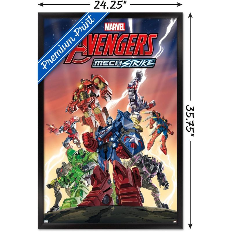 Trends International Marvel Avengers: Mechstrike - Group Framed Wall Poster Prints, 3 of 7