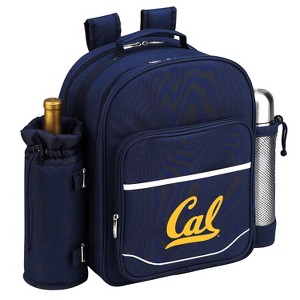 NCAA California Golden Bears Two Person Coffee Picnic Backpack with Soft Sided Cooler - 1 of 4
