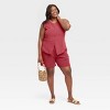Women's Signature Crepe Bermuda Shorts - A New Day™ - 3 of 3