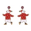 Hallmark Ice Skating Polar Bear Earrings - 2 of 4