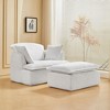 NicBex Couches for Living Room Recliner Single Seat Upholstered Lounge Chair Sofa Modern Design Accent Sofa with Ottoman - 3 of 4