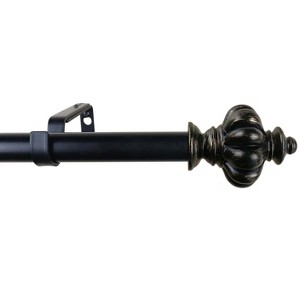 Urbanest 1-inch Regina Adjustable Single Drapery Curtain Rod - 6 Finishes - 1 of 4
