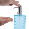 Unique Bargains Elegant Polka Dot Pattern Soap Pump Dispenser for Bathroom 16.9oz 1 Pc - 3 of 4