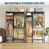 Heavy Duty Clothes Rack, Clothing Racks for Hanging Clothes, Freestanding Garment Racks - 4 of 4