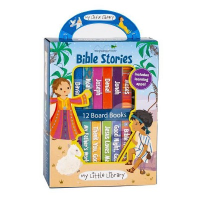 My Little Library: Bible Stories (12 Board Books) - by  Little Grasshopper Books