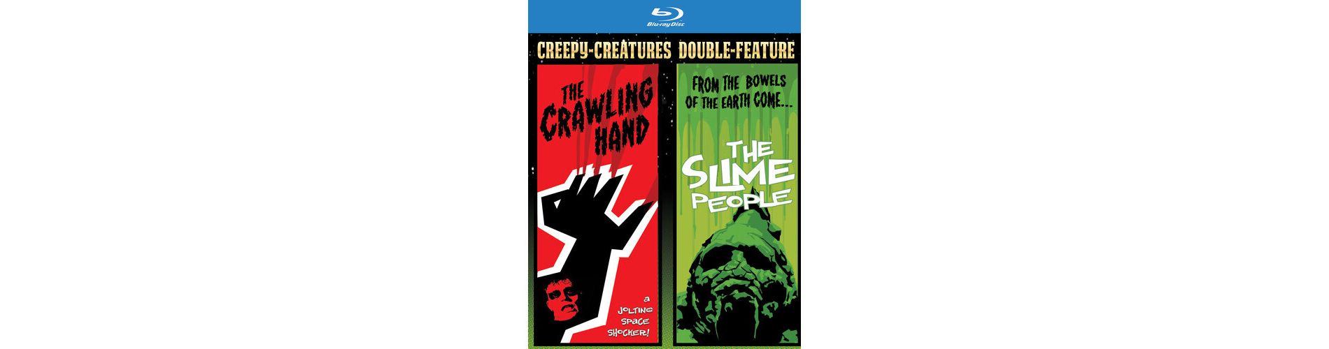 Creepy-Creatures Double-Feature (The Crawling Hand / The Slime People) (Blu-ray)(1963)
