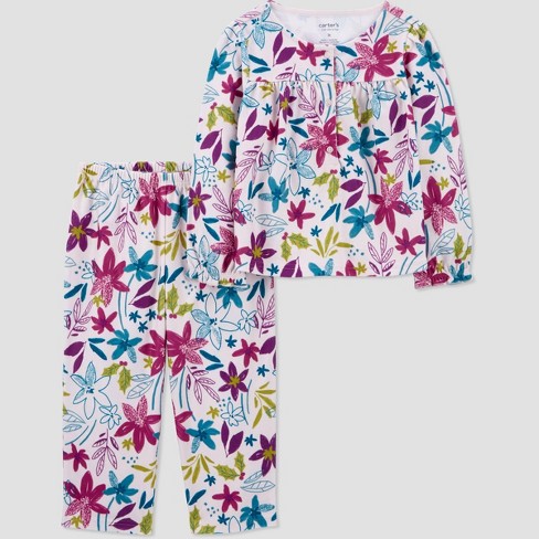 Carter's Just One You®️ Toddler Girls' 2pk Fleece Footed Pajama : Target