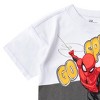 Marvel Spider-Man Boys 2 Piece Short Sleeve T-Shirt and Shorts Set for Toddler - 3 of 4