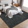 Washable Kitchen Modern Abstract Runner Rug,Non Slip Soft Low Pile Indoor Floor for Dining Room Office Entrywa - 4 of 4