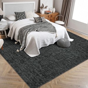 Washable Kitchen Modern Abstract Runner Rug,Non Slip Soft Low Pile Indoor Floor for Dining Room Office Entrywa - 1 of 4