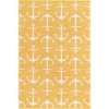 Unique Loom Outdoor Coastal Ahoy Solid Print Woven Area Rug - 2 of 4