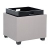 Harrison Single Tray Ottoman  - Safavieh - 4 of 4