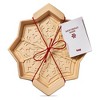 tagltd 9.56" x 10.9" Snowflake Shortbread Baker Porcelain Mold - 2 of 3