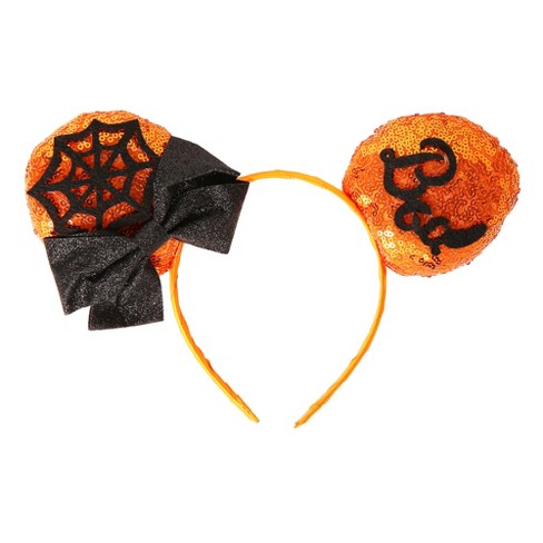 Disney Minnie Mouse Ears Costume Headbands - Polka Dot, Sequins, Or  Spiderweb : Target